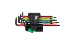 WE-024335 — Набор Г-образных ключей TORX BO 967 SPKL/9 Multicolour, BlackLaser, 9 предметов