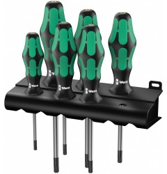 WE-028059 — Набор отвёрток WERA 367/6 TORX HF Kraftform Plus с функцией фиксации, 6 предметов