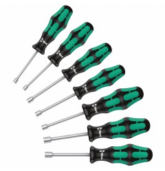 WE-029510 — Набор торцевых отвёрток WERA 395 HO/7 SM с полым стержнем, 7 предметов