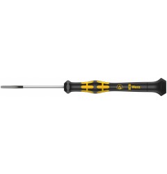 WE-030107 — Отвёртка для электроники WERA 1578 A Kraftform Micro шлицевая, 0.80 x 4.0 x 80 mm