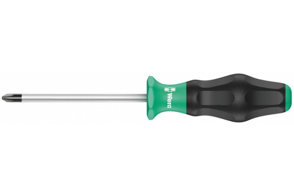 фото WE-031441 — Отвёртка WERA 1350 крестовая Phillips, с двухкомпонентной ручкой, PH 1 x 80 mm(WE-031441), WERA