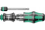 WE-051023 — Отвёртка WERA Kraftform Kompakt 22 со встроенным магазином для бит и телескопическим жалом, 7 предметов