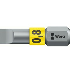 WE-056064 — Бита шлицевая WERA 800/1 BTZ BiTorsion, 0.8 x 5.5 x 25 mm