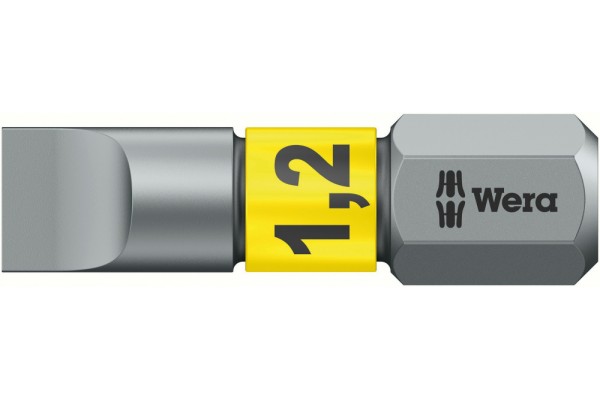 фото WE-056068 — Бита шлицевая WERA 800/1 BTZ BiTorsion, 1.2 x 6.5 x 25 mm(WE-056068), WERA