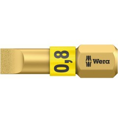 WE-056172 — Бита шлицевая с алмазным покрытием WERA 800/1 BDC, BiTorsion, 0.8 x 5.5 x 25 mm