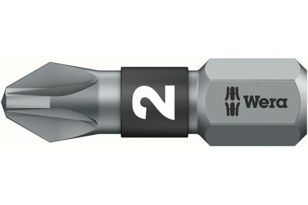 фото WE-056722 — Бита крестовая Pozidriv с амортизационной зоной BiTorsion, WERA 855/1 BTZ, PZ 2 x 25 mm(WE-056722), WERA