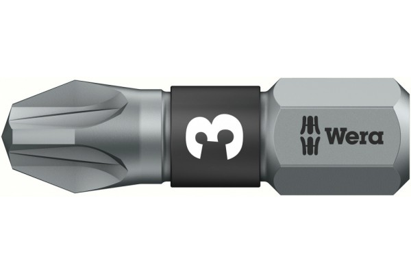 фото WE-056724 — Бита крестовая Pozidriv с амортизационной зоной BiTorsion, WERA 855/1 BTZ, PZ 3 x 25 mm(WE-056724), WERA