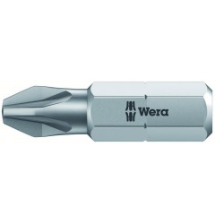 WE-056805 — Бита крестовая Pozidriv с закалкой до вязкой твёрдости WERA 855/1 Z, PZ 0 x 25 mm