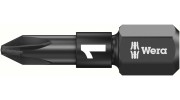 WE-057620 — Бита ударная крестовая Pozidriv с алмазным напылением WERA 851/1 IMP DC Impaktor, PZ 1 x 25 mm