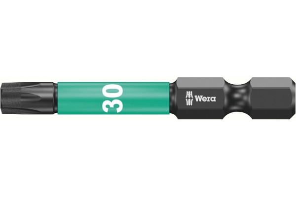 фото WE-057666 — Бита ударная TORX с алмазным напылением WERA 867/4 IMP DC Impaktor, TX 30 x 50 mm(WE-057666), WERA
