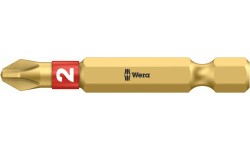 WE-059532 — Бита крестовая Phillips с алмазным напылением WERA 851/4 BDC, PH 2 x 50 mm