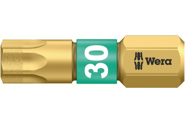 фото WE-066108 — Бита TORX с алмазным напылением WERA 867/1 BDC, TX 30 x 25 mm(WE-066108), WERA