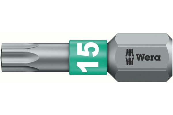фото WE-066122 — Бита TORX с амортизационной зоной BiTorsion 867/1 BTZ, TX 15 x 25 mm(WE-066122), WERA