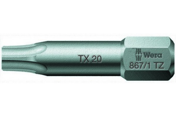 фото WE-066310 — Бита TORX с зоной кручения Torsion WERA 867/1 TZ, TX 20 x 25 mm(WE-066310), WERA