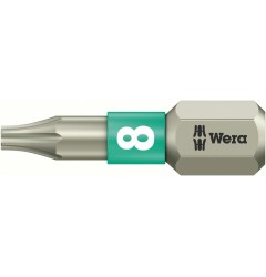 WE-071030 — Бита TORX из нержавеющей стали с зоной кручения Torsion WERA 3867/1 TS, TX 8 x 25 mm