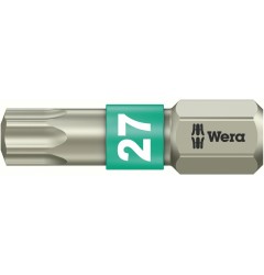WE-071036 — Бита TORX из нержавеющей стали с зоной кручения Torsion WERA 3867/1 TS, TX 27 x 25 mm