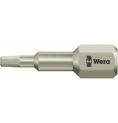 WE-071060 — Бита шестигранная Hex-Plus из нержавеющей стали WERA 3840/1 TS, 3/32 дюйм x 25 mm