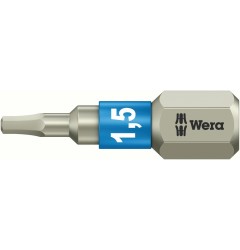 WE-071070 — Бита шестигранная Hex-Plus из нержавеющей стали WERA 3840/1 TS, 1.5 x 25 mm