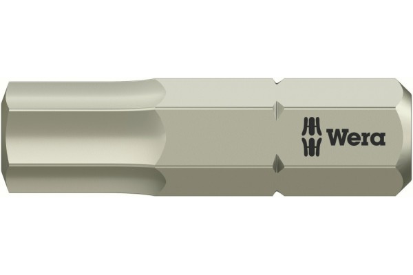 фото WE-071076 — Бита шестигранная Hex-Plus из нержавеющей стали WERA 3840/1 TS, 6.0 x 25 mm(WE-071076), WERA