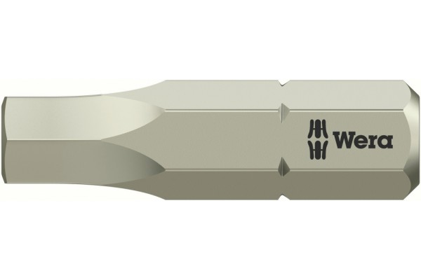 фото WE-071077 — Бита шестигранная Hex-Plus из нержавеющей стали WERA 3840/1 TS, 5.5 x 25 mm(WE-071077), WERA