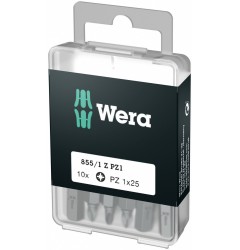 WE-072403 — Набор бит WERA 851/1 Z DIY, PZ 1 x 25 mm (10 шт.)