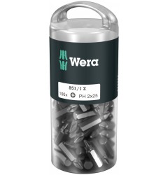 WE-072441 — Набор бит WERA 851/1 Z DIY 100, PH 2 x 25 mm (100 шт.)