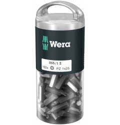 WE-072443 — Набор бит WERA 855/1 Z DIY 100, PZ 1 x 25 mm (100 шт.)