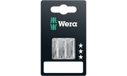 фото WE-073344 — Набор бит в блистерной упаковке WERA 840/1 Z Набор B SB, 4.0 und 5.0 und 6.0 x 25 mm (WE-073344])