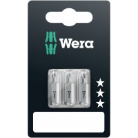 WE-073375 — Биты в блистерной упаковке WERA 867/1 SB TORX Насадки, TX 10 und 15 und 20 x 25 mm