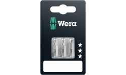 WE-073376 — Биты в блистерной упаковке WERA 867/1 SB TORX Насадки, TX 25 und 30 und 40 x 25 mm