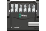 WE-073406 — Набор бит в блистерной упаковке WERA Bit-Check 7 Universal 1 SB, 7 предметов