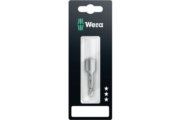 фото WE-073510 — Биты торцевые магнитные в блистерной упаковке WERA , 3/8 дюйм x 50 mm(WE-073510), WERA