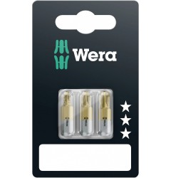 WE-073519 — Биты в блистерной упаковке WERA 855/1 TiN SB Насадки, PZ 1 - 3 x 25 mm
