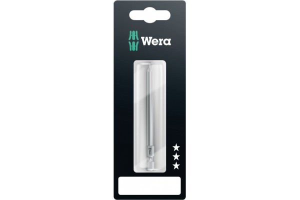 фото WE-073524 — Биты в блистерной упаковке WERA 855/4 Z SB PZ2, PZ 2 x 89 mm(WE-073524), WERA