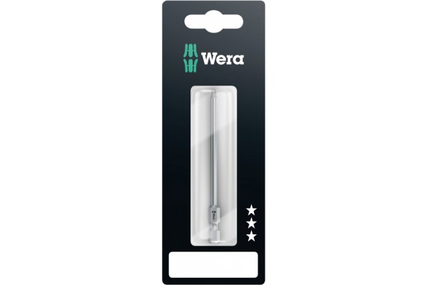 фото WE-073526 — Биты в блистерной упаковке WERA 867/4 Z SB TORX Насадки, 89мм, TX 10 x 89 mm(WE-073526), WERA