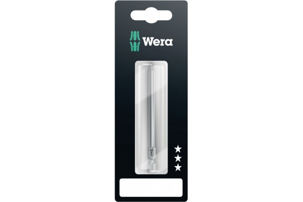 фото WE-073529 — Биты в блистерной упаковке WERA 867/4 Z SB TORX Насадки, 89мм, TX 25 x 89 mm(WE-073529), WERA