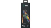 WE-073593 — Набор шестигранных ключей WERA 950 SPKL/9 SM N Multicolour, метрических, BlackLaser, 9 предметов