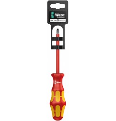 WE-100012 — Диэлектрическая отвёртка WERA 162 i PH SB VDE 1000V крестовая Phillips, PH 2 x 100 mm
