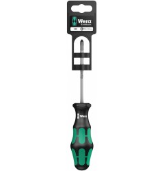 WE-100052 — Отвёртка WERA 350 PH SB крестовая Phillips, с лазерной насечкой, PH 2 x 100 mm