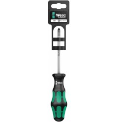WE-100056 — Отвёртка WERA 355 PZ SB крестовая Pozidriv, с лазерной насечкой, PZ 1 x 80 mm