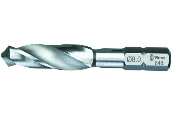 фото WE-104618 — Бита сверло WERA 848 HSS по металлу, 6.0 mm(WE-104618), WERA