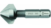 WE-104634 — Зенкер конический WERA 846 90° с 3 канавками, 16.5 mm