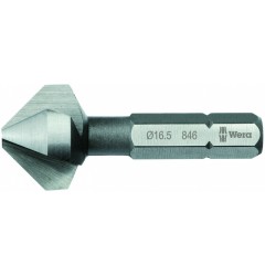 WE-104634 — Зенкер конический WERA 846 90° с 3 канавками, 16.5 mm
