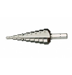 WE-104672 — Ступенчатое сверло с шестигранным хвостовиком WERA 843, 4 - 20 mm