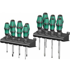 WE-105630 — Набор отвёрток WERA Kraftform Big Pack 300 шлиц, Phillips и Pozidriv TORX, 14 предметов