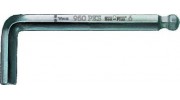 WE-133152 — Шестигранный ключ WERA 950 PKS, метрический, хромированный, Hex-Plus, 2.5 mm