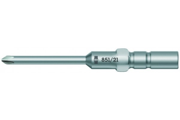 фото WE-135289 — Бита Phillips с хвостовиком HIOS 4мм. WERA 851/21 JCIS, 2.5 PH 0 x 60 mm(WE-135289), WERA