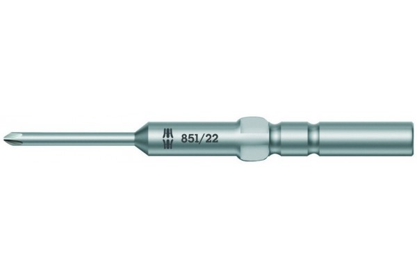 фото WE-135381 — Бита Phillips с хвостовиком HIOS 5мм. WERA 851/22 JCIS, 2.0 PH 0 x 60 mm(WE-135381), WERA