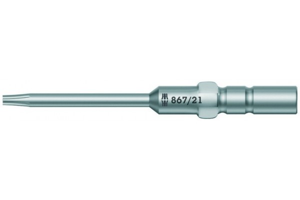 фото WE-135401 — Бита TORX с хвостовиком HIOS 4мм. WERA 867/21, TX 2 x 40 mm(WE-135401), WERA