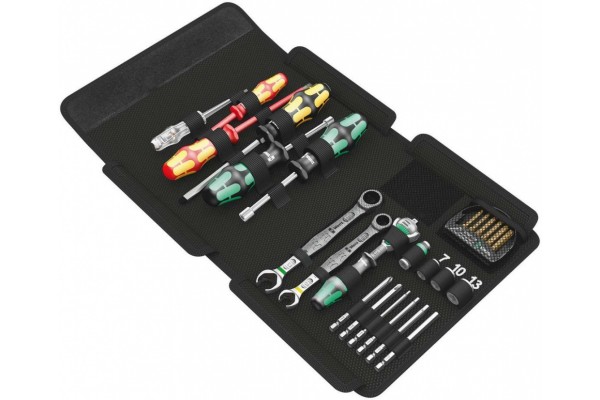 фото WE-135927 — Набор инструмента WERA Kraftform Kompakt SH 1 (сантехника/отопление), 25 предметов(WE-135927), WERA